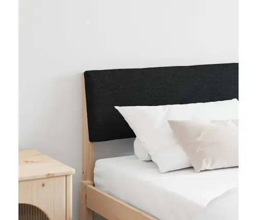 Apmušta Lovos Galvūgalis Juoda 180 Cm Kietos Pušies Mediena