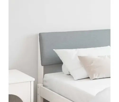 Polsterdatud Voodiots Helehall 180 Cm Tahke Mänd