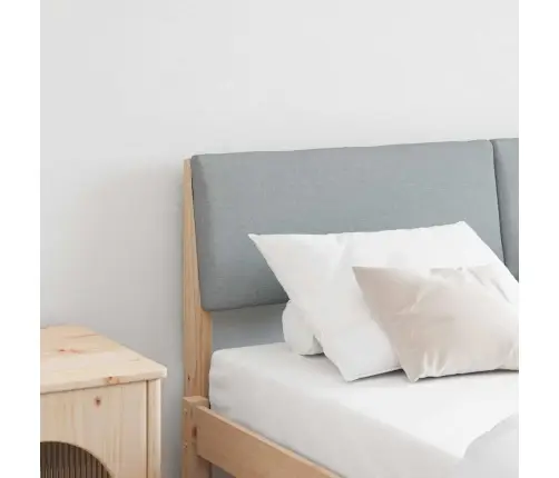 Mīkstināts Gultas Galvgalis Gaiši Pelēks 160 Cm Vidaxl