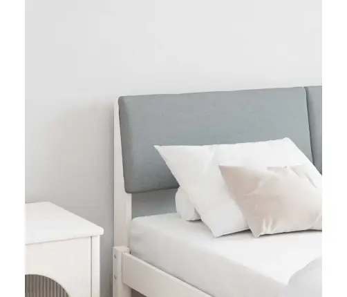 Mīkstināts Gultas Galvgalis Gaiši Pelēks 160 Cm Vidaxl