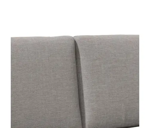 Mīkstināts Gultas Galvgalis Pelēkbrūna 150 Cm Vidaxl