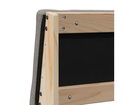 Mīkstināts Gultas Galvgalis Pelēkbrūna 150 Cm Vidaxl