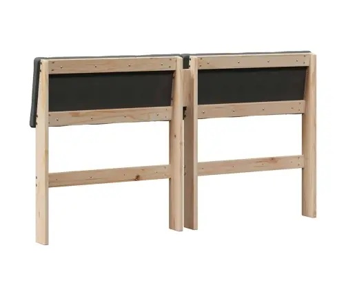 Mīkstināts Gultas Galvgalis Tumši Pelēks 135 Cm Vidaxl