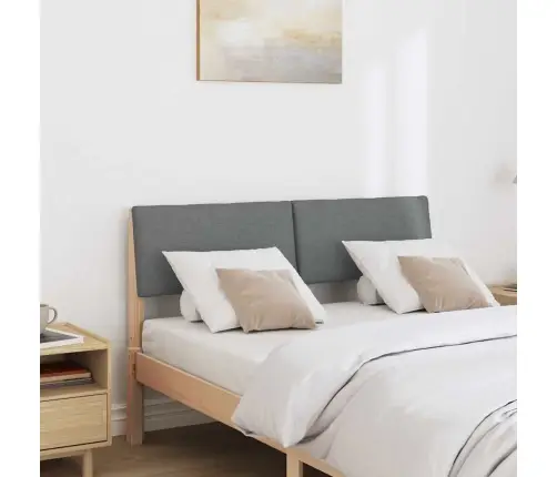 Polsterdatud Voodiots Tumehall 120 Cm Tahke Mänd Polsterdatud Voodiots Tumehall 120 Cm Tahke Mänd