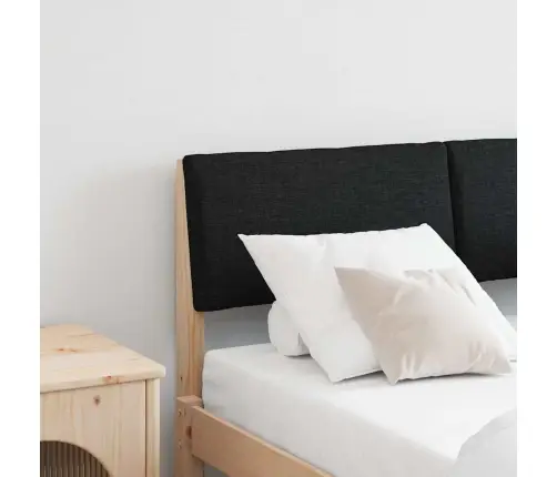 Apmušta Lovos Galvūgalis Juoda 120 Cm Kietos Pušies Mediena