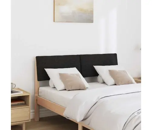 Apmušta Lovos Galvūgalis Juoda 120 Cm Kietos Pušies Mediena