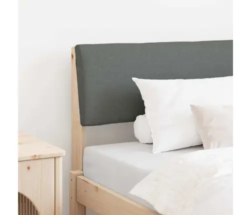 Polsterdatud Voodiots Tumehall 100 Cm Tahke Mänd Polsterdatud Voodiots Tumehall 100 Cm Tahke Mänd