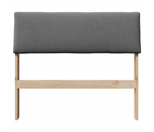 Polsterdatud Voodiots Tumehall 100 Cm Tahke Mänd Polsterdatud Voodiots Tumehall 100 Cm Tahke Mänd