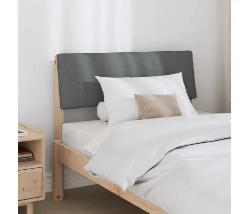 Polsterdatud Voodiots Tumehall 90 Cm Tahke Mänd