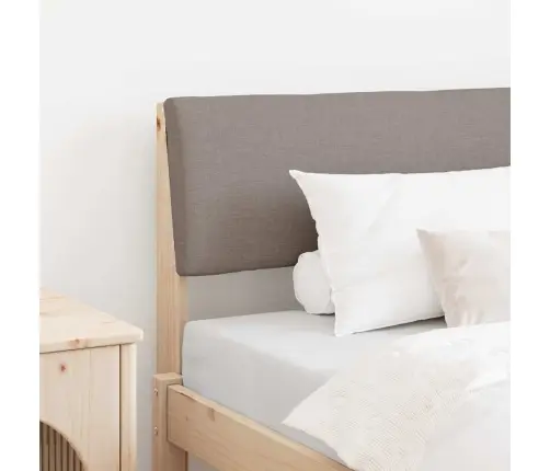 Apmušta Lovos Galvūgalis Taupe 90 Cm Kietos Pušies Mediena