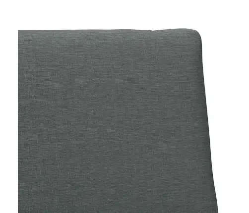 Mīkstināts Gultas Galvgalis Tumši Pelēks 80 Cm Vidaxl