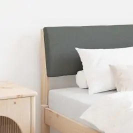 Mīkstināts Gultas Galvgalis Tumši Pelēks 80 Cm Vidaxl