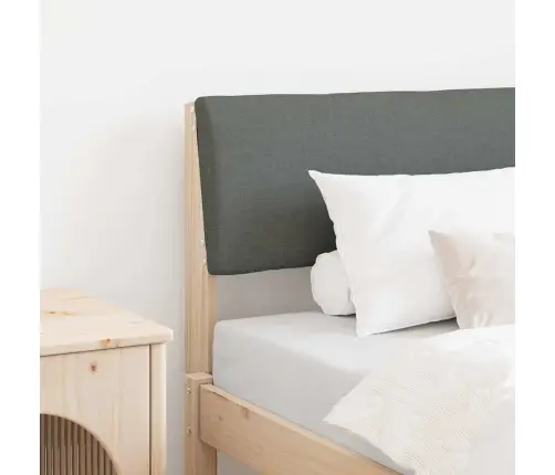 Mīkstināts Gultas Galvgalis Tumši Pelēks 80 Cm Vidaxl