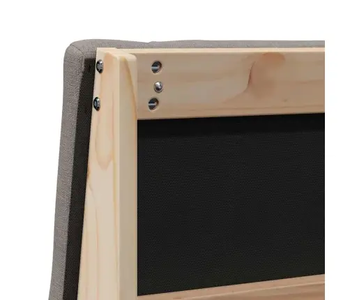 Apmušta Lovos Galvūgalis Taupe 80 Cm Kietos Pušies Mediena