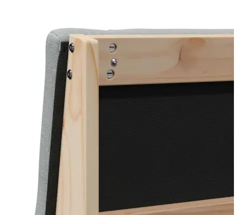 Mīkstināts Gultas Galvgalis Gaiši Pelēks 75 Cm Vidaxl