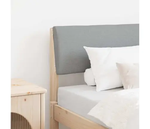 Mīkstināts Gultas Galvgalis Gaiši Pelēks 75 Cm Vidaxl