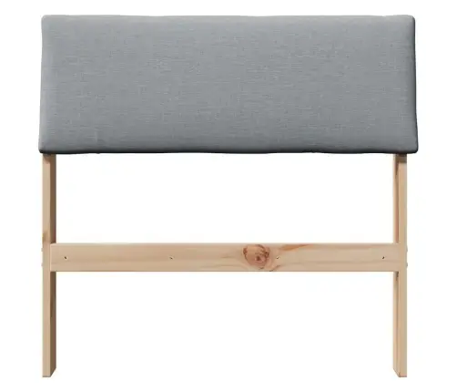 Mīkstināts Gultas Galvgalis Gaiši Pelēks 75 Cm Vidaxl