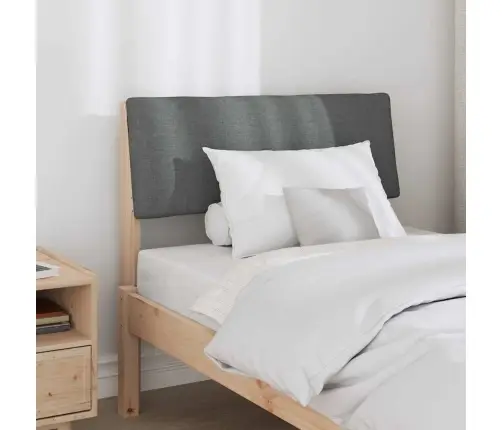 Mīkstināts Gultas Galvgalis Tumši Pelēks 75 Cm Vidaxl