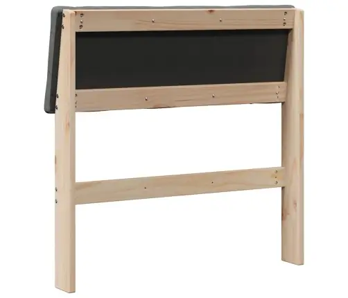 Mīkstināts Gultas Galvgalis Tumši Pelēks 75 Cm Vidaxl