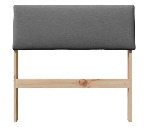 Mīkstināts Gultas Galvgalis Tumši Pelēks 75 Cm Vidaxl