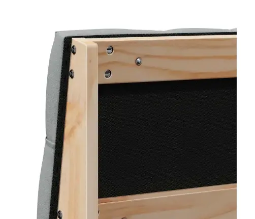 Mīkstināts Gultas Galvgalis Gaiši Pelēks 200 Cm Vidaxl