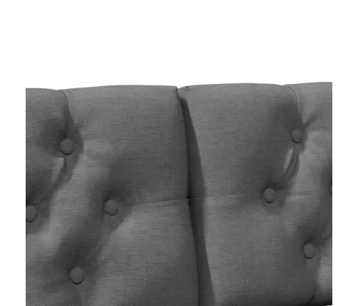 Mīkstināts Gultas Galvgalis Tumši Pelēks 200 Cm Vidaxl