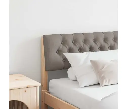 Mīkstināts Gultas Galvgalis Pelēkbrūna 200 Cm Vidaxl