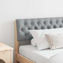 Mīkstināts Gultas Galvgalis Gaiši Pelēks 180 Cm Vidaxl