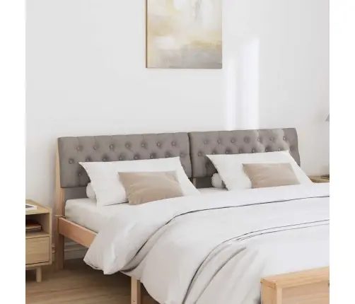 Mīkstināts Gultas Galvgalis Pelēkbrūna 180 Cm Vidaxl