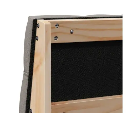 Apmušta Lovos Galvūgalis Taupe 160 Cm Kietos Pušies Mediena