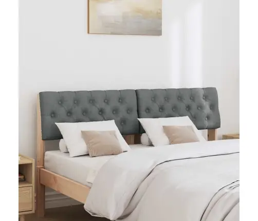 Apmušta Lovos Galvūgalis Tamsiai Pilka 140 Cm Apmušta Lovos Galvūgalis Tamsiai Pilka 140 Cm