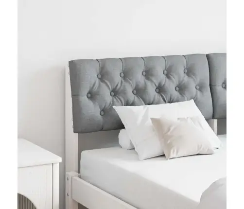 Mīkstināts Gultas Galvgalis Gaiši Pelēks 140 Cm Vidaxl