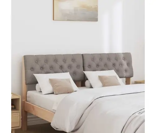 Apmušta Lovos Galvūgalis Taupe 135 Cm Kietos Pušies Mediena