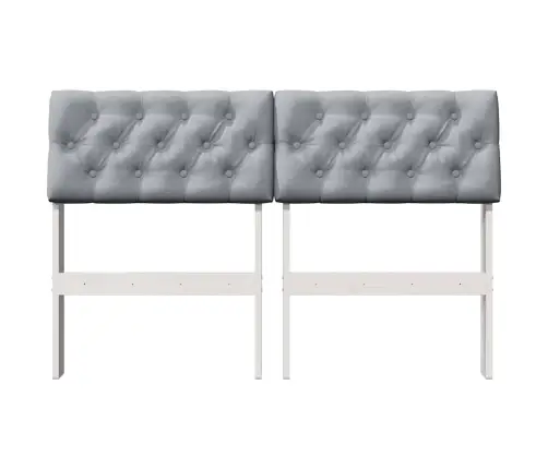 Mīkstināts Gultas Galvgalis Gaiši Pelēks 120 Cm Vidaxl