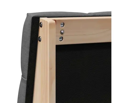 Mīkstināts Gultas Galvgalis Tumši Pelēks 100 Cm Vidaxl