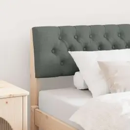 Mīkstināts Gultas Galvgalis Tumši Pelēks 100 Cm Vidaxl