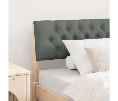 Mīkstināts Gultas Galvgalis Tumši Pelēks 100 Cm Vidaxl