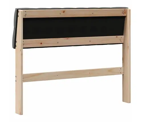 Mīkstināts Gultas Galvgalis Tumši Pelēks 100 Cm Vidaxl