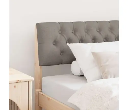 Apmušta Lovos Galvūgalis Taupe 100 Cm Kietos Pušies Mediena