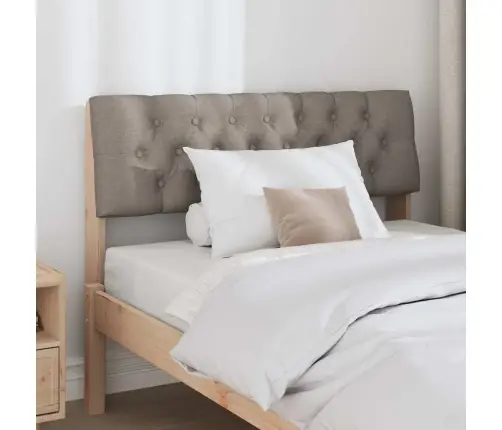 Apmušta Lovos Galvūgalis Taupe 100 Cm Kietos Pušies Mediena