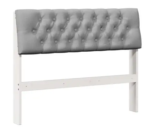 Mīkstināts Gultas Galvgalis Gaiši Pelēks 100 Cm Vidaxl