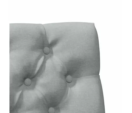 Mīkstināts Gultas Galvgalis Gaiši Pelēks 90 Cm Vidaxl