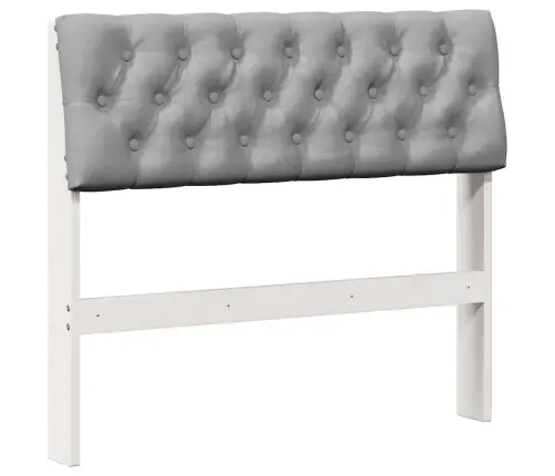 Mīkstināts Gultas Galvgalis Gaiši Pelēks 90 Cm Vidaxl