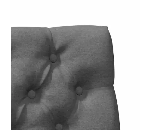 Mīkstināts Gultas Galvgalis Tumši Pelēks 80 Cm Vidaxl