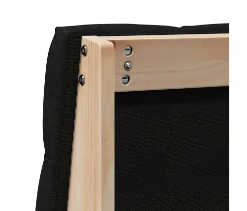 Apmušta Lovos Galvūgalis Juoda 80 Cm Kietos Pušies Mediena