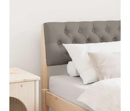 Apmušta Lovos Galvūgalis Taupe 80 Cm Kietos Pušies Mediena