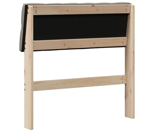 Apmušta Lovos Galvūgalis Taupe 80 Cm Kietos Pušies Mediena