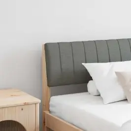 Mīkstināts Gultas Galvgalis Tumši Pelēks 200 Cm Vidaxl