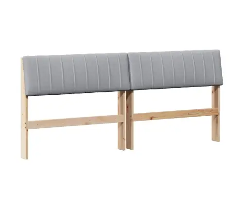 Mīkstināts Gultas Galvgalis Gaiši Pelēks 180 Cm Vidaxl