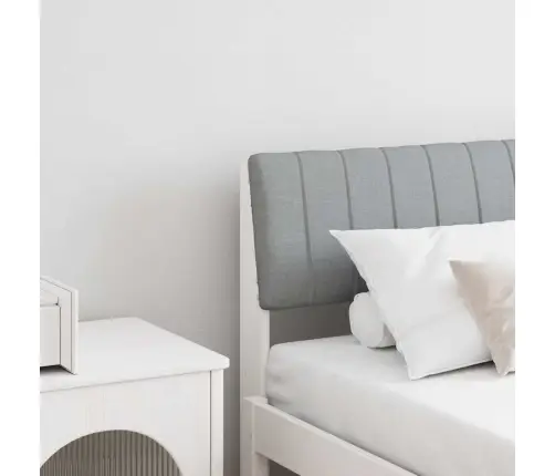 Mīkstināts Gultas Galvgalis Gaiši Pelēks 180 Cm Vidaxl